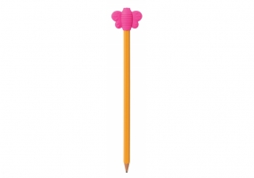 Гумка-насадка на олівець Butterfly, кольори асорті COOLFORSCHOOL CF81764