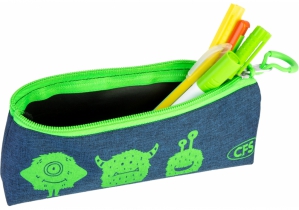 Пенал на 1 відділення Green COOLFORSCHOOL CF85528-03