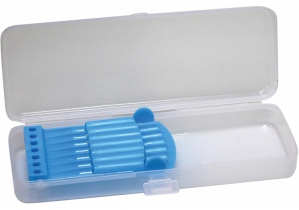 Пенал пластиковий із застібкою (синій тримач), 8011 COOLFORSCHOOL CF85556
