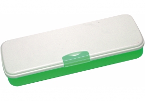 Пенал пластиковий із застібкою "Green", 8012 COOLFORSCHOOL CF85558
