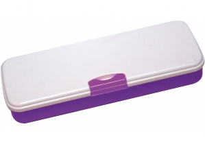 Пенал пластиковий із застібкою "Lilac", 8012 COOLFORSCHOOL CF85580