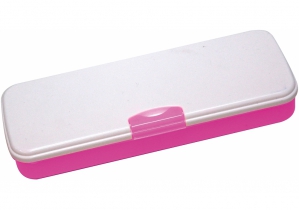 Пенал пластиковый с застежкой "Pink", 8012 COOLFORSCHOOL CF85993