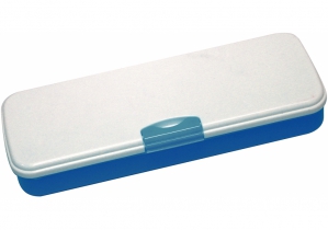 Пенал пластиковый с застежкой "Blue", 8012 COOLFORSCHOOL CF85994