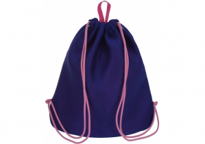 Сумка для обуви с карманом на молнии, фиолетовая COOLFORSCHOOL CF86400