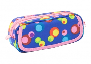 Пенал мягкий "Vivid", овальный COOLFORSCHOOL CF86630
