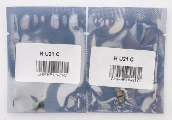 Чип универсальный mono/color u21 для HP lj p1005/1505/1102/2035/m401/425 clj cp1215/1525/2020/m251/351/451/476 Cyan CHIP-HP-UN-U21-C