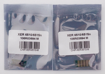 Чип для картриджа Xerox 106r03694 для phaser 6510/wc6515 Magenta 4.3k CHIP-XER-6510-M