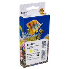 Картридж совместимый Canon CLI-42Y (6387B001) 900 стр, желтый Barva (IC-42Y) CI-BAR-CAN-CLI-42-Y