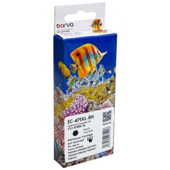 Картридж совместимый Canon CLI-471BK XL (0346C001) 810 стр, черный Barva (IC-471XL-BK) CI-BAR-CAN-CLI471-B