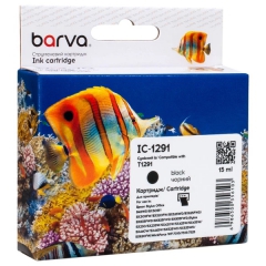 Картридж совместимый Epson T1291 (C13T12914011/C13T12914012) 440 стр, черный Barva (IC-1291) CI-BAR-EPS-T1291-B