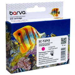 Картридж совместимый Epson 27XL/T2713 (C13T27134020) 1100 стр, пурпурный Barva (IC-T2713) CI-BAR-EPS-T2713-M