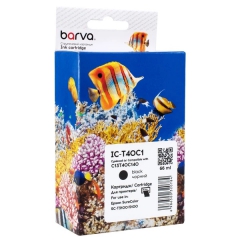 Картридж совместимый Epson T40C1/T40D1 (C13T40C140) версия U1-U10, 66 мл, черный Barva (IC-T40C1) CI-BAR-EPS-T40C1-B