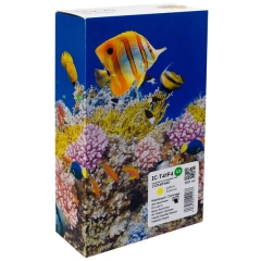 Картридж совместимый Epson T41F4 (C13T41F440) версия U1-U10, 350 мл, желтый Barva (IC-T41F4) CI-BAR-EPS-TT41F4-Y