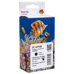 Картридж совместимый HP 711 (CZ129A/CZ133A) 73 мл, черный Barva (IC-H711B) CI-BAR-HP-CZ133A-B