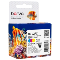 Картридж совместимый Lexmark 27 (10N0227) 140 стр, 3-х цветный Barva (IC-L27C) CI-BAR-LEX-0227-C