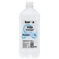 Вода деминерализированная (дистиллированная) Barva флакон 1 л (f5-h2o-1) CS-BARE-F5-H2O-1