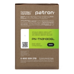 Тонер-картридж сумісний Brother tn-3430 green label Patron (pn-tn3430gl) CT-BRO-TN-3430-PN-GL