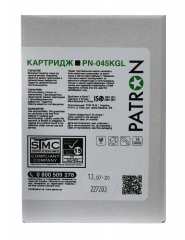 Картридж совместимый Canon 045 черный green label Patron (pn-045kgl) CT-CAN-045-B-PN-GL