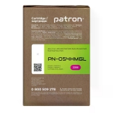Картридж сумісний Canon 054H Green Label, пурпуровий Patron (PN-054HMGL) CT-CAN-054H-M-PN-GL