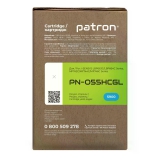 Картридж сумісний Canon 055 H блакитний Green Label Patron (PN-055HCGL) CT-CAN-055H-C-PN-GL