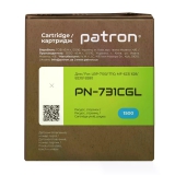 Картридж сумісний Canon 731 Green Label, блакитний Patron (PN-731CGL) CT-CAN-731-C-PN-GL