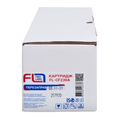 Тонер-картридж сумісний HP 30a (cf230a) free label (fl-cf230a) CT-HP-CF230A-FL