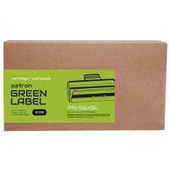 Тонер-картридж сумісний HP 56x (cf256x) green label Patron (pn-56xgl) CT-HP-CF256X-PN-GL