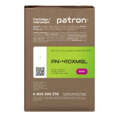Картридж сумісний HP 410x (cf413x) пурпуровий green label Patron (pn-410xmgl) CT-HP-CF413X-M-PN-GL