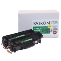Картридж HP lj q2612a/Canon 703 (pn-12a/703dgl) dual pack Patron green label CT-HP-Q2612AD-PN-GL