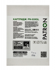 Картридж совместимый HP 53x (q7553x) green label Patron (pn-53xgl) CT-HP-Q7553X-PN-GL