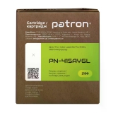 Картридж сумісний HP 415A (W2032A) Green Label, жовтий Patron (PN-415AYGL) CT-HP-W2032A-Y-PN-GL