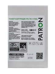 Тонер-картридж сумісний Kyocera mita tk-1170 green label Patron (pn-tk1170gl) CT-MITA-TK-1170-PNGL