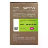 Тонер-картридж сумісний Kyocera Mita TK-5270M пурпуровий Green Label Patron (PN-TK5270MGL) CT-MITA-TK-5270MPNGL