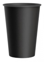Стакан паперовий 340 мл, Total BLACK 50 шт/уп Україна CUP340BL