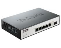 Комутатор D-Link DGS-1100-06/ME 5xGE, 1xSFP, MetroEthernet