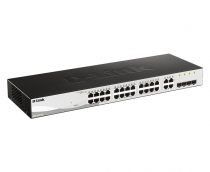 Коммутатор D-Link DGS-1210-28 24xGE, 4xGE/SFP, WebSmart DGS-1210-28/E