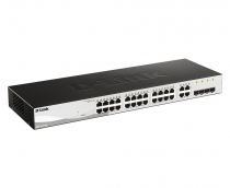 Комутатор D-Link DGS-1210-28 24xGE, 4xGE/SFP, WebSmart DGS-1210-28/E