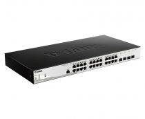 Коммутатор D-Link DGS-1210-28P/ME/A 24xGE PoE, 4xSFP