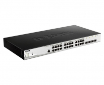 Комутатор D-Link DGS-1210-28P/ME/A 24xGE PoE, 4xSFP