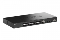 Комутатор D-Link DGS-1530-28SC 20xSFP, 4xSFP+/10GE, Керований, L3