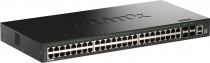 Коммутатор D-Link DGS-1530-52 48xGE, 4xSFP+ Управляемый, L2+
