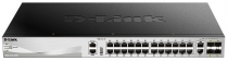 Комутатор D-Link DGS-3130-30TS 24xGE, 4xGE/SFP, 2x10GE, 4xSFP+, L3