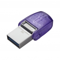 Накопитель Kingston  256GB USB 3.2 Type-A + Type-C DT microDuo 3C R200MB/s DTDUO3CG3/256GB