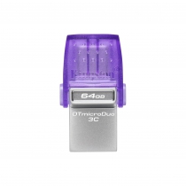 Накопитель Kingston   64GB USB 3.2 Type-A + Type-C DT microDuo 3C R200MB/s DTDUO3CG3/64GB