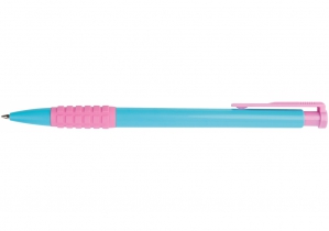 Ручка шариковая автомат. ECONOMIX MERCURY 0,5 мм. Корпус ассорти, пишет синим E10104-99