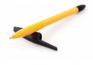 Ручка кулькова ECONOMIX YELLOW PEN 0,5 мм. Корпус жовтий, пише чорним E10187-01