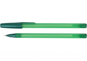 Ручка масляна Economix ONE 0,7 мм, пише зеленим E10251-04
