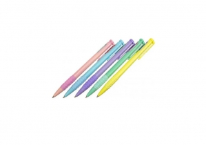 Ручка кулькова автомат. ECONOMIX MERCURY PASTEL 0,5 мм. Корпус асорті, пише синім E10258