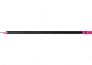 Олівець чорнографітний ECONOMIX RAINBOW пластиковий HB корпус асорті, загострений з гумкою E11327