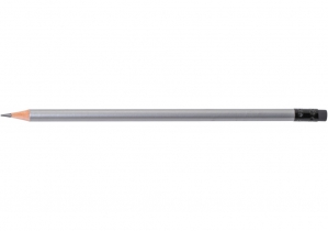 Олівець чорнографітний ECONOMIX METALLIC HB корпус асорті, загострений з гумкою E11328